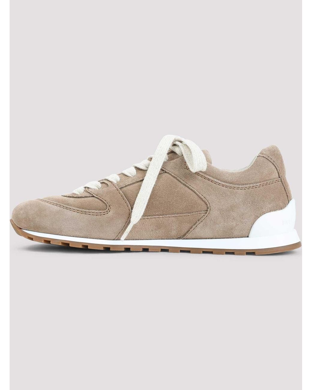 Brunello Cucinelli White Slim Sneakers