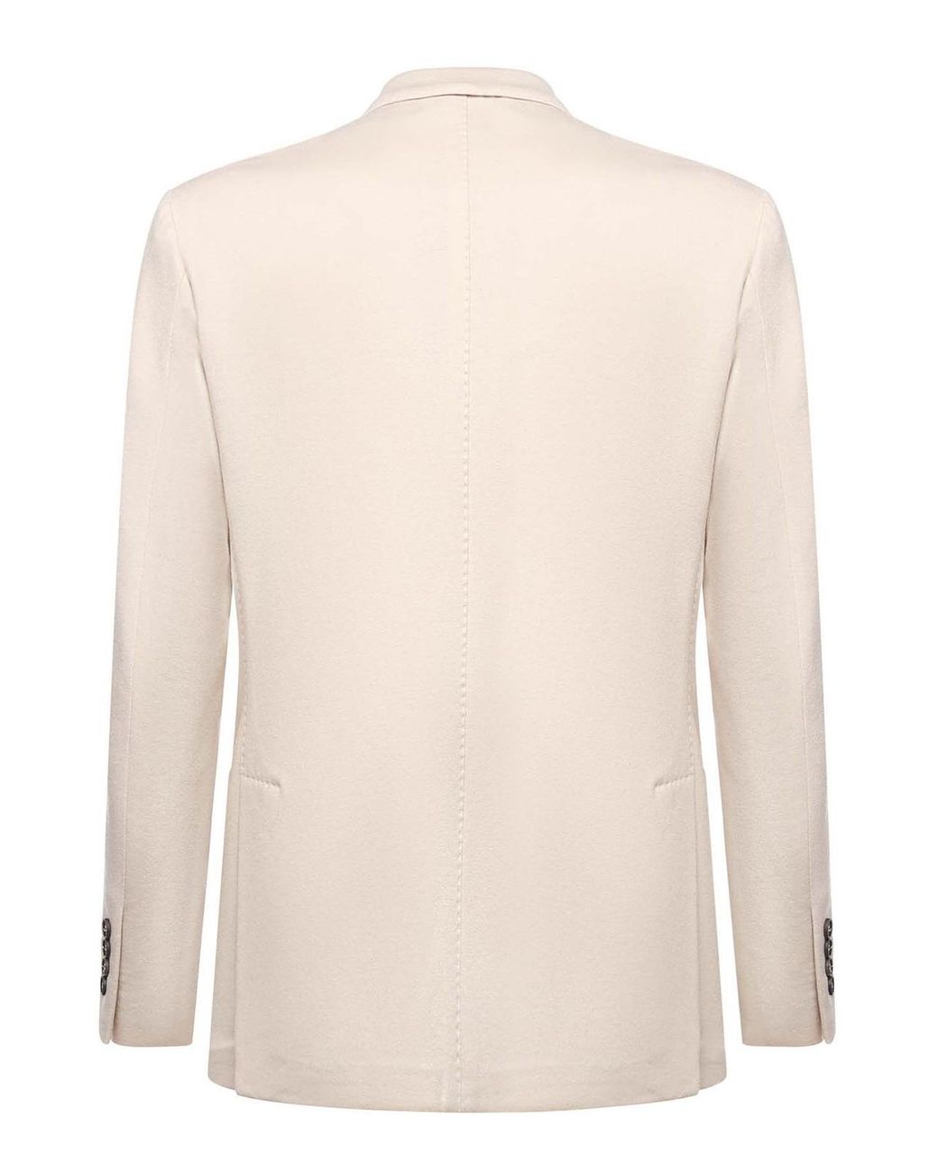 Eleventy Natural Double-Breasted Wool Jacket for men