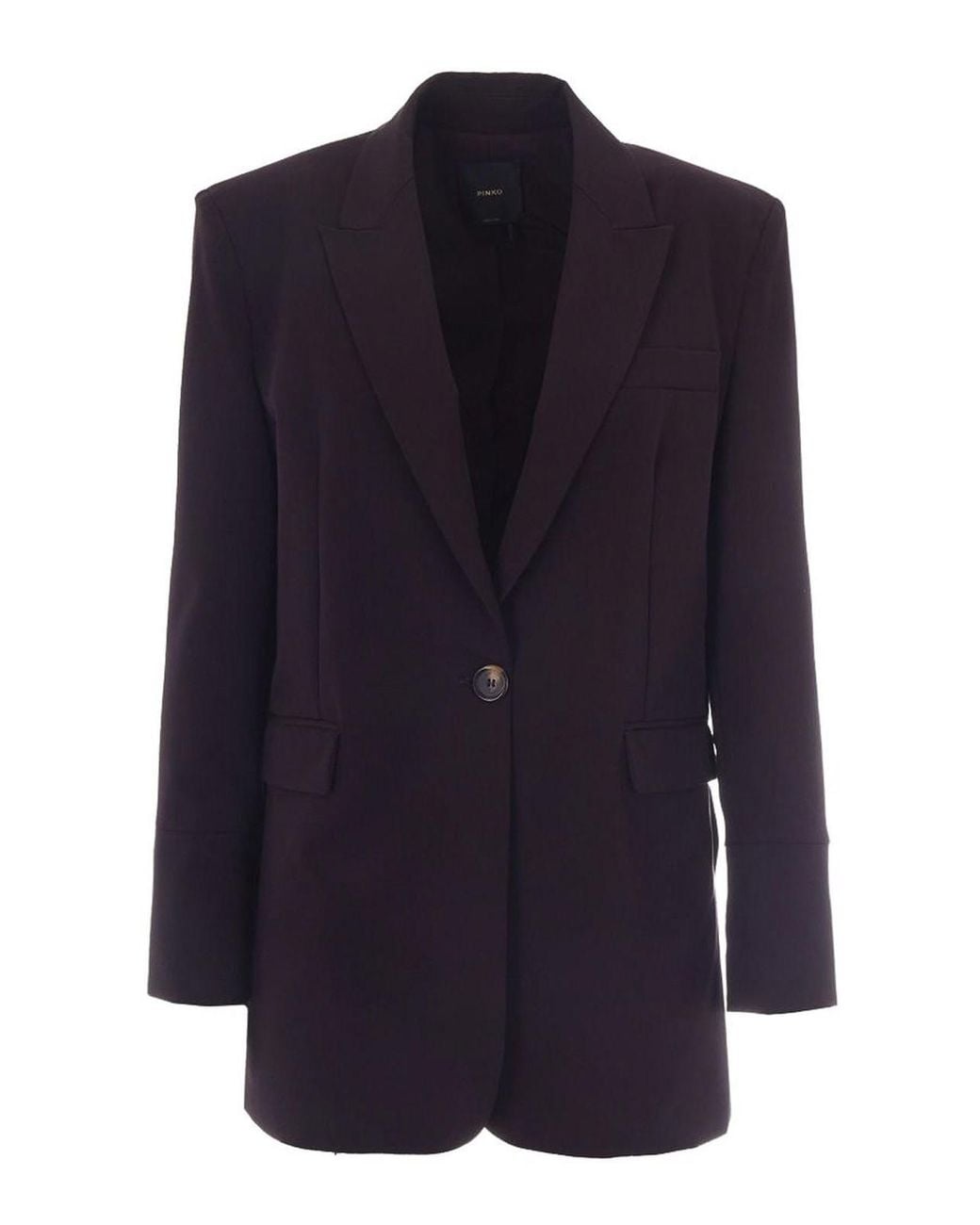 Pinko Blue Single-Breasted Blazer
