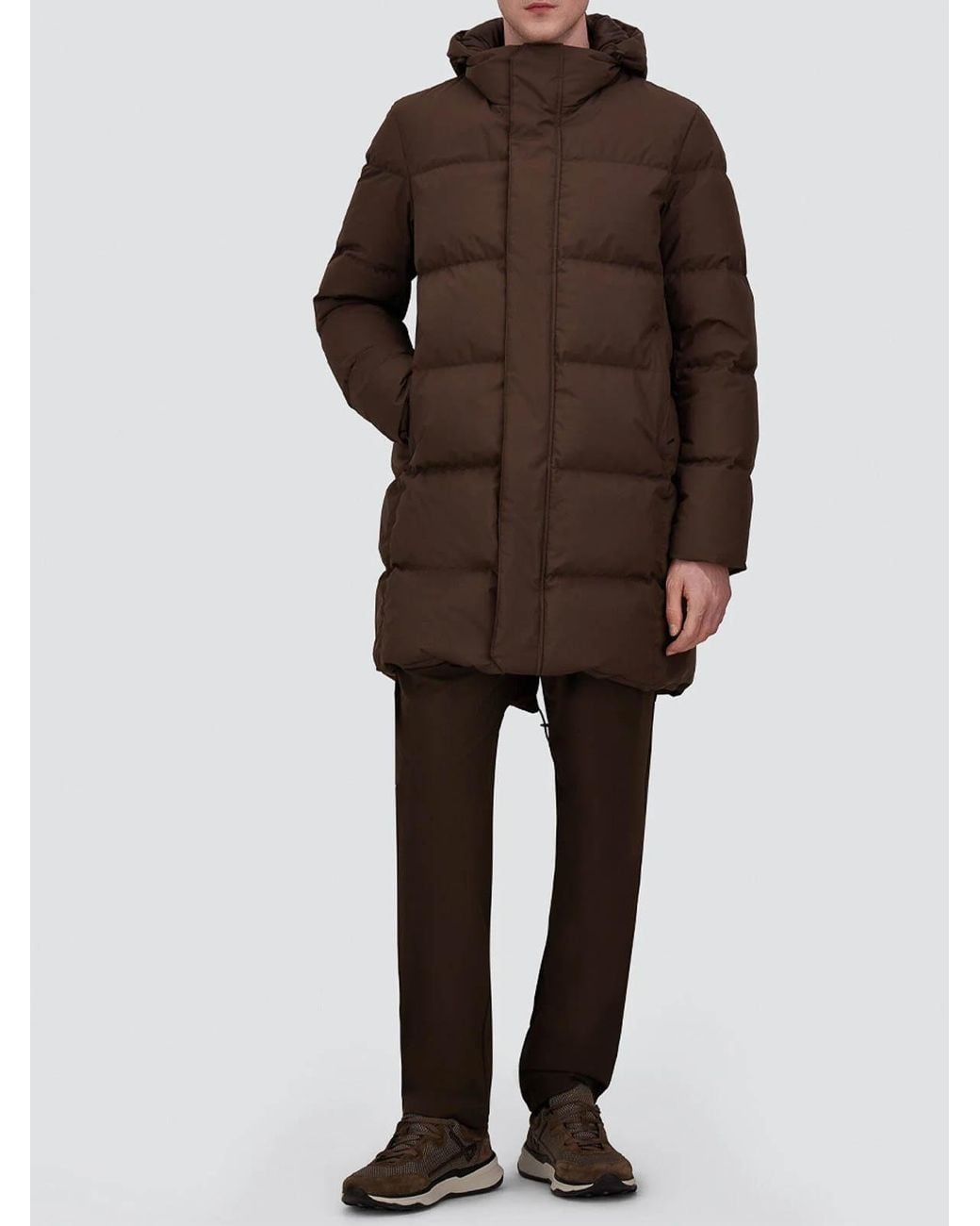 Herno Brown 2-Layer Windstopper Jacket for men