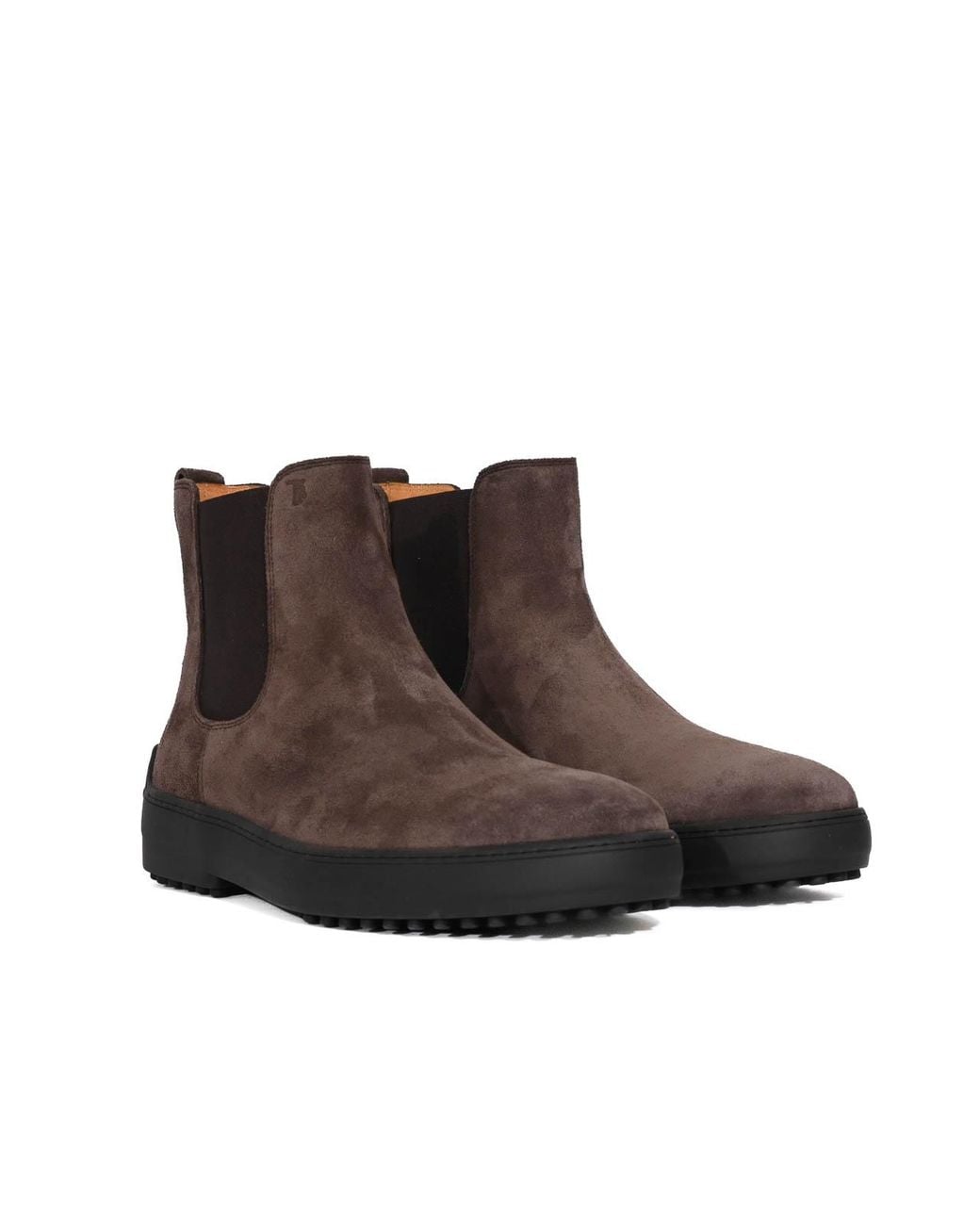 Tod's Brown Gommino Winter Chelsea Boot for men