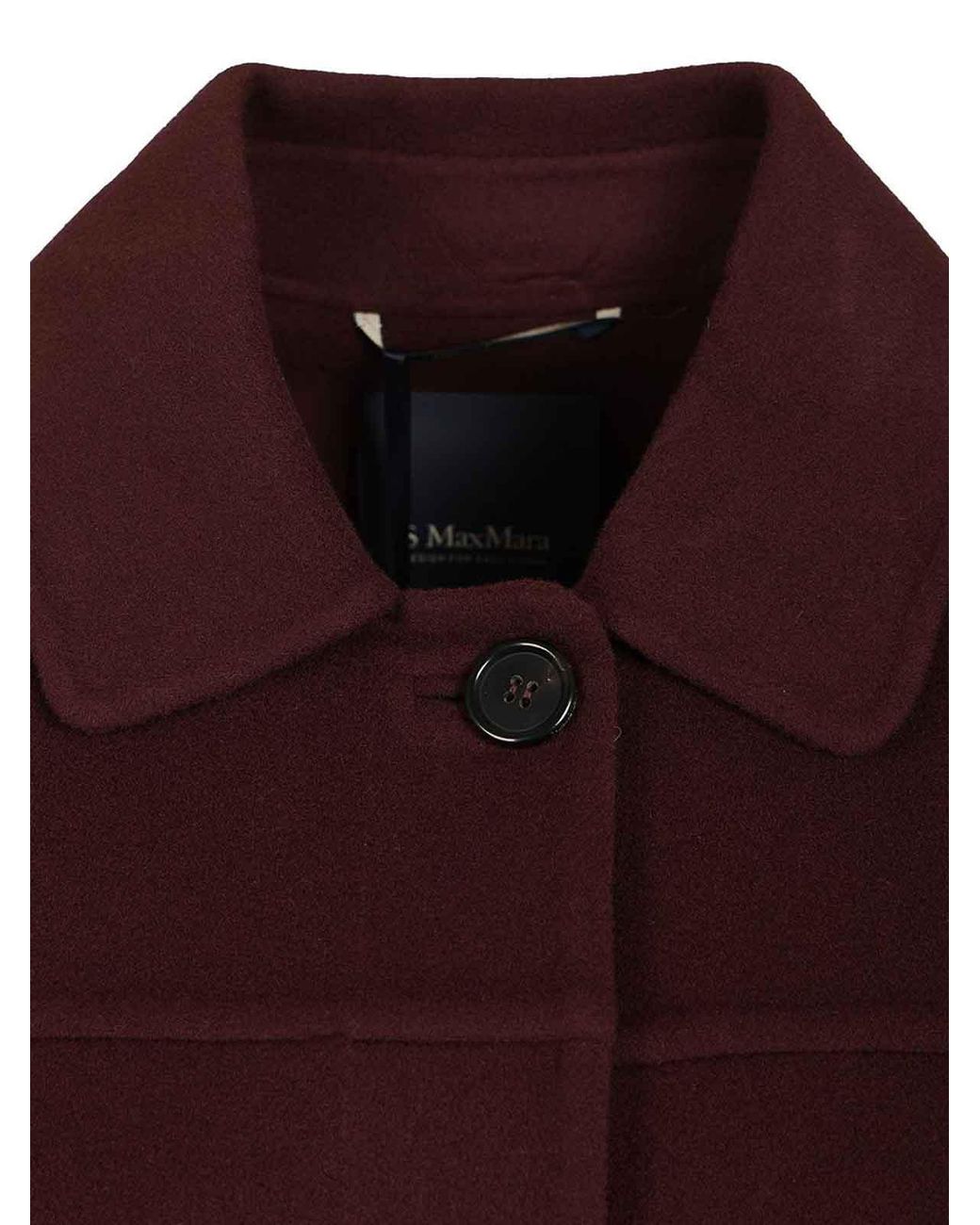 Abrigo Corto Max Mara de color Purple