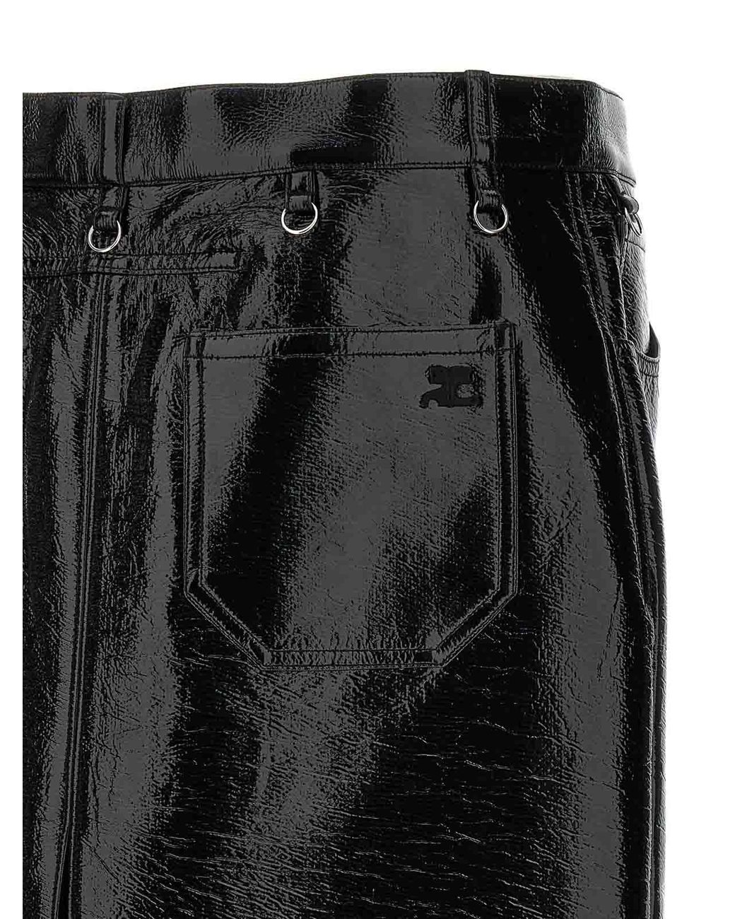 Courreges Black Midi Skirts