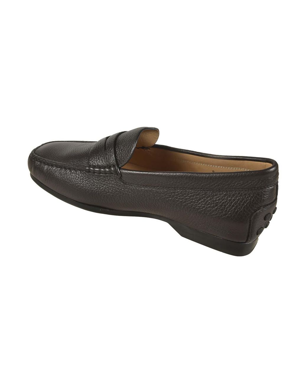 Tod's Gray Leather Loafers for men