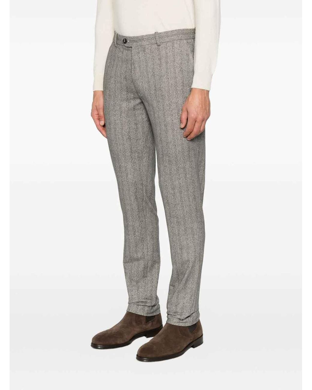 Circolo 1901 Gray Tailored Trousers for men
