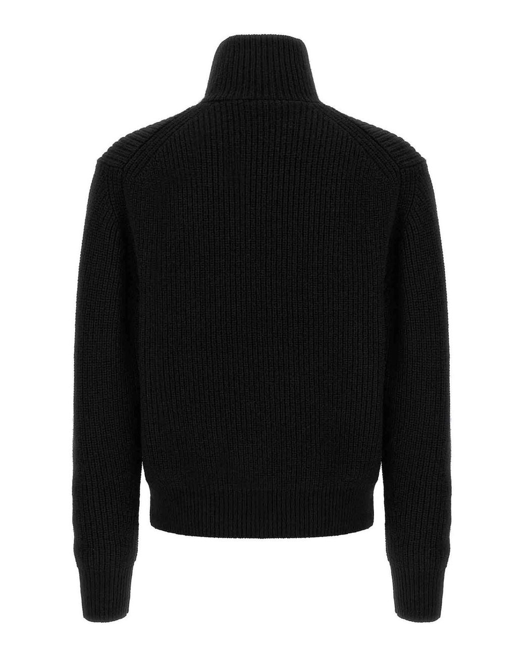 Tom Ford Black Zip Sweater for men