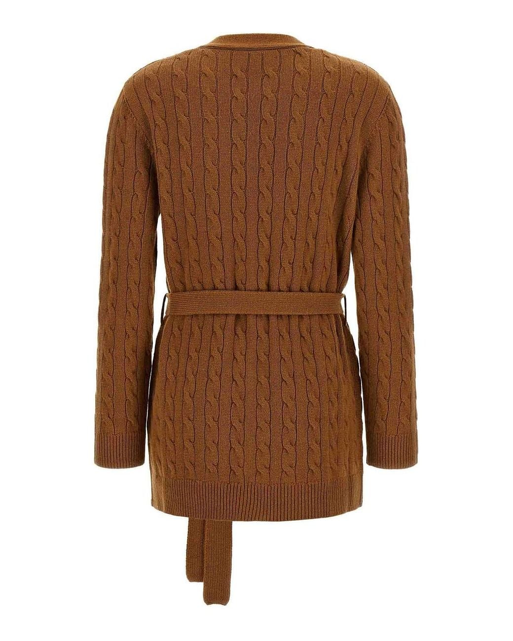Valentino Garavani Brown 'Vlogo Signature' Cardigan