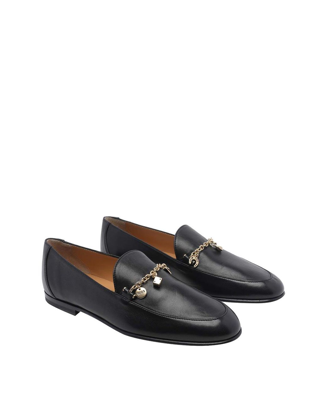 Tod's Black Nappa Loafers