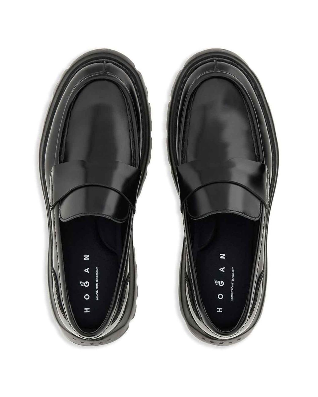 Hogan Black Mocassini Chunky H692 for men