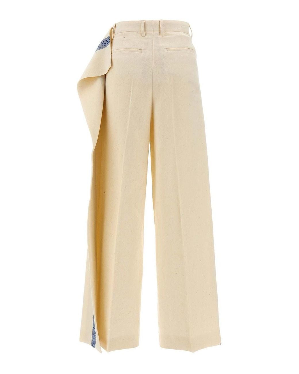 J.W. Anderson White Logo Band Panel Pants