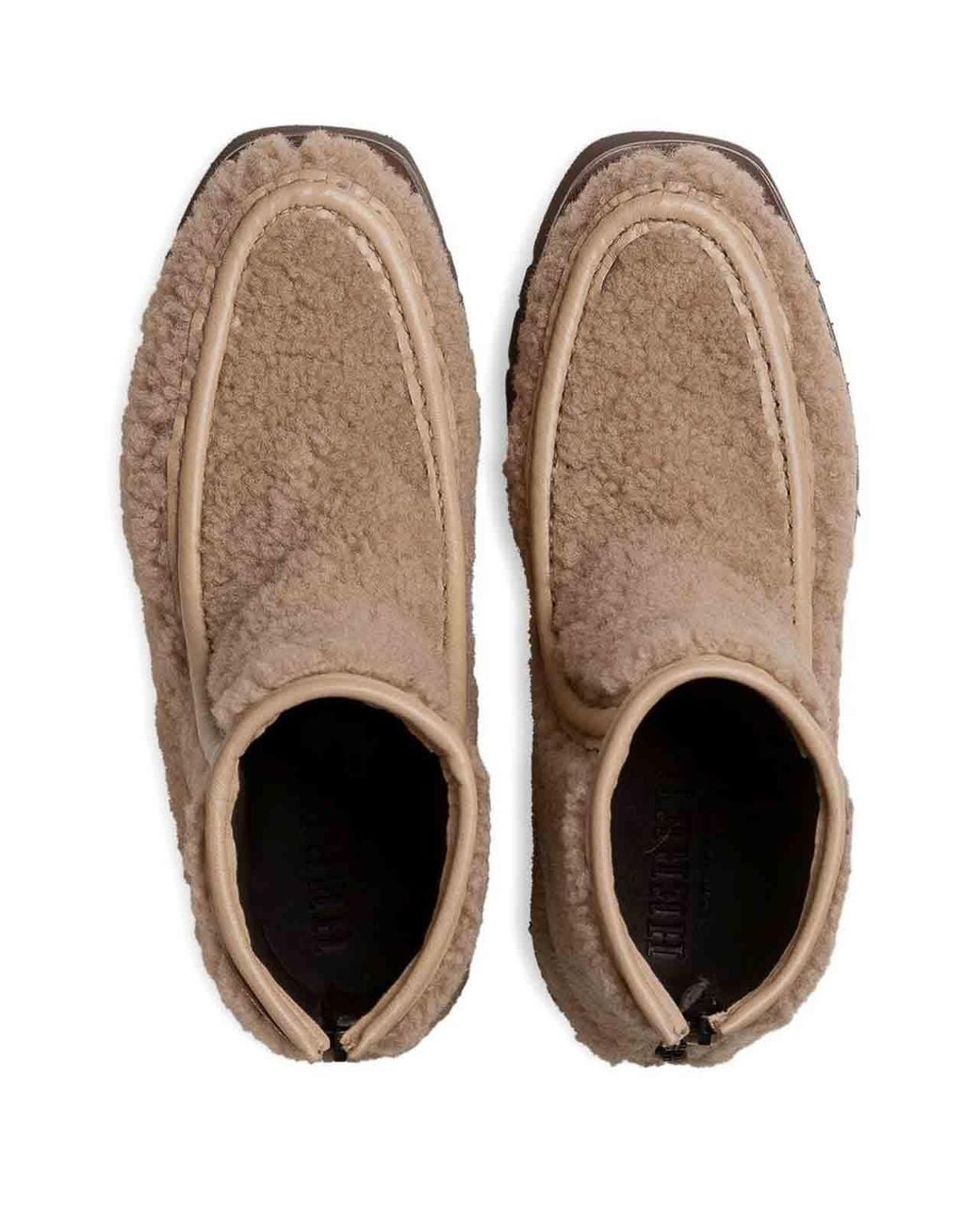 Hereu Brown Armenta Low Shearling Boots