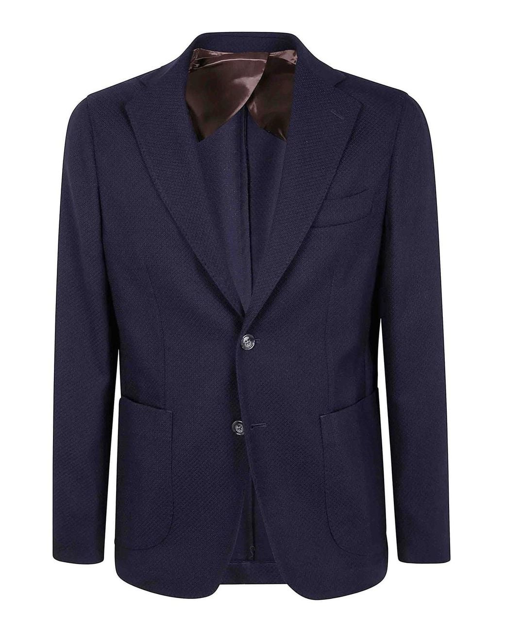 Barba Napoli Blue Bactive Mono Jacket for men