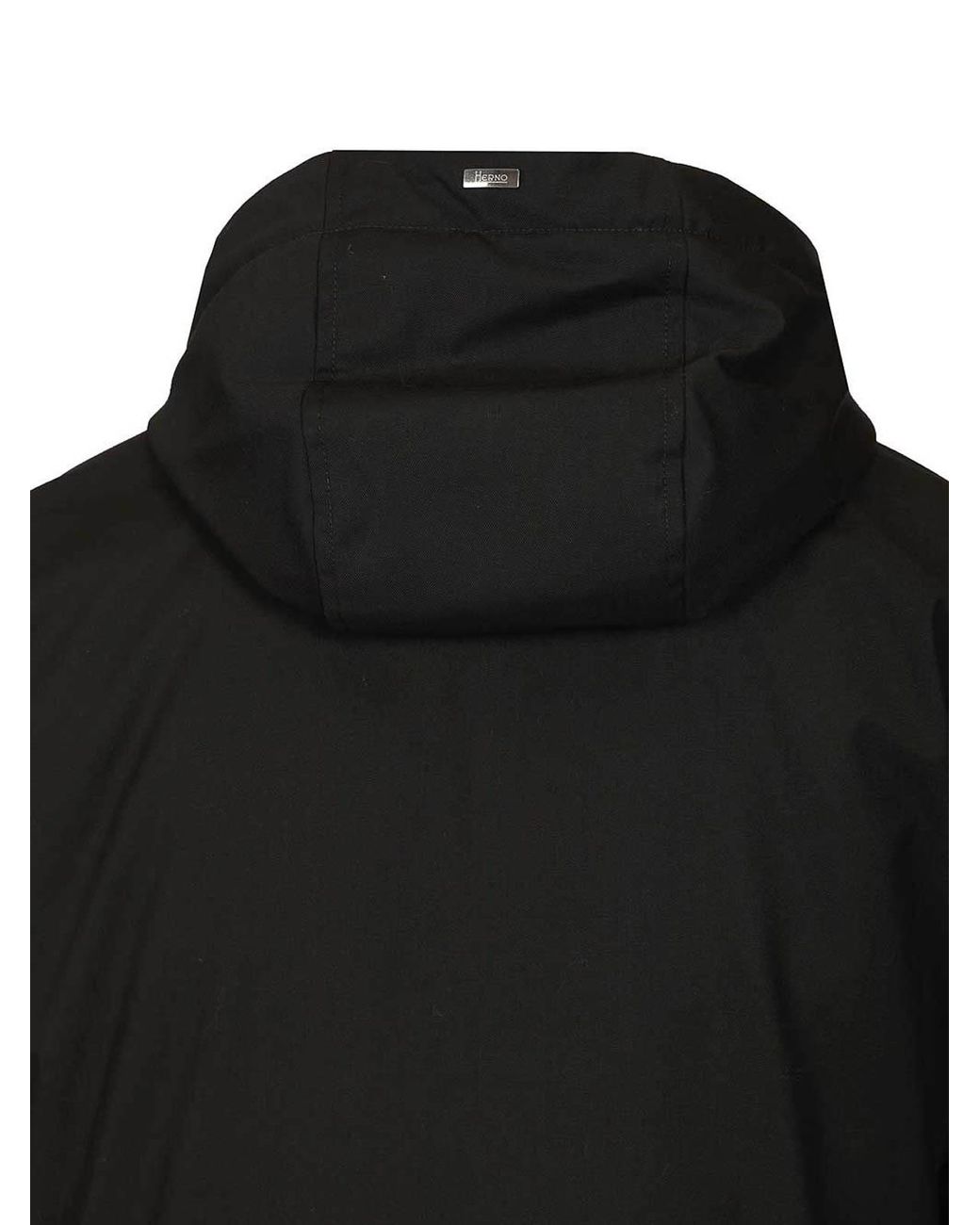 Herno Black Parka for men