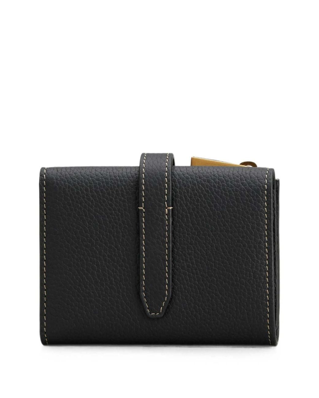 Tod's Black Tri-Fold Leather Wallet