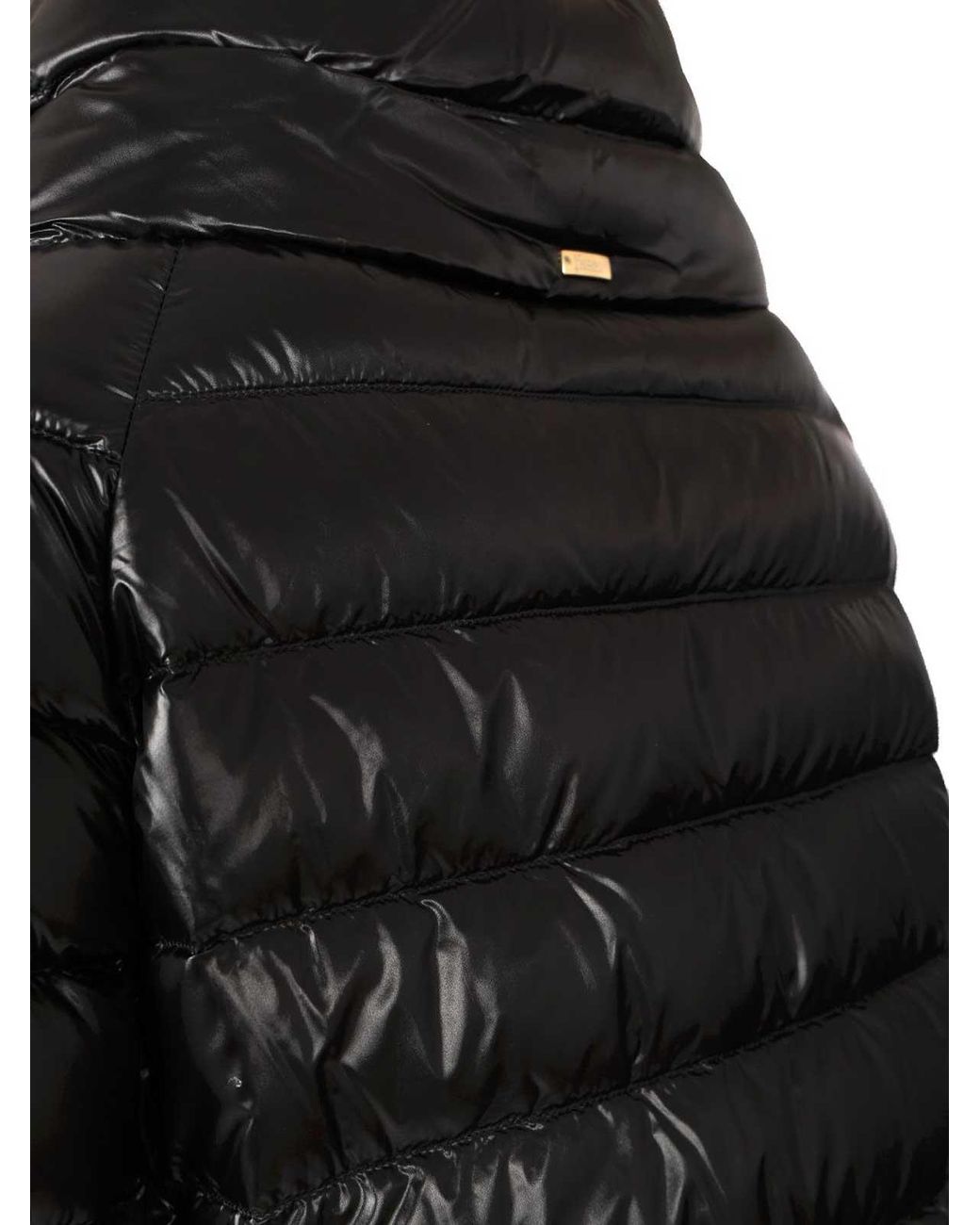 Abrigo Alcochado Herno de color Black