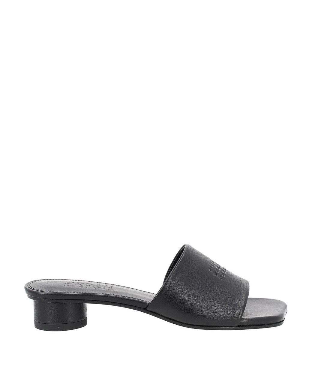 MM6 by Maison Margiela White Sandal With Logo