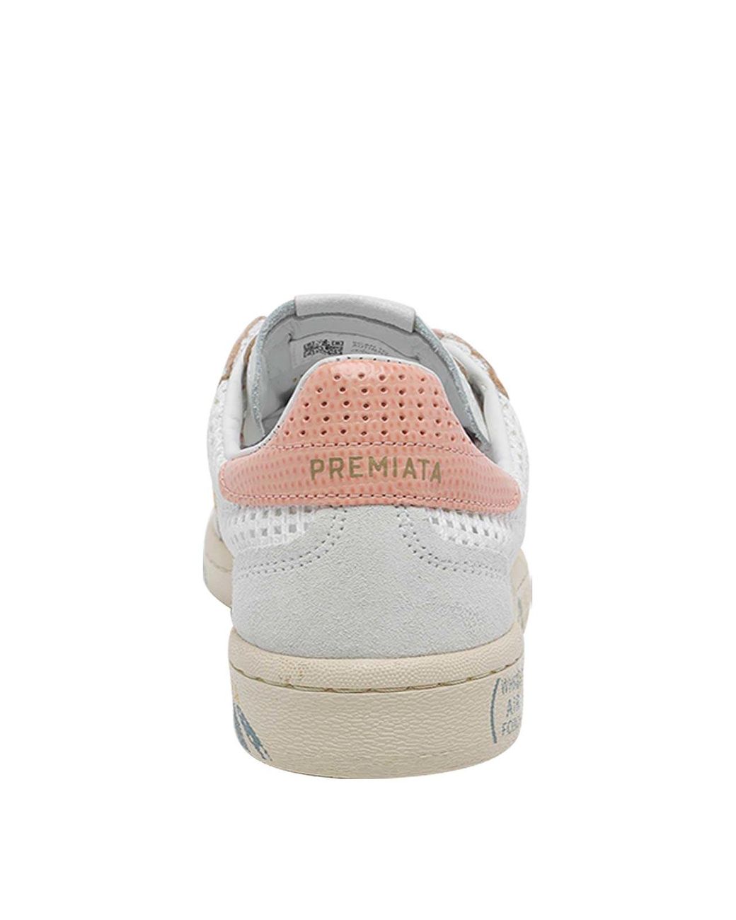Premiata White Bonnied Sneakers
