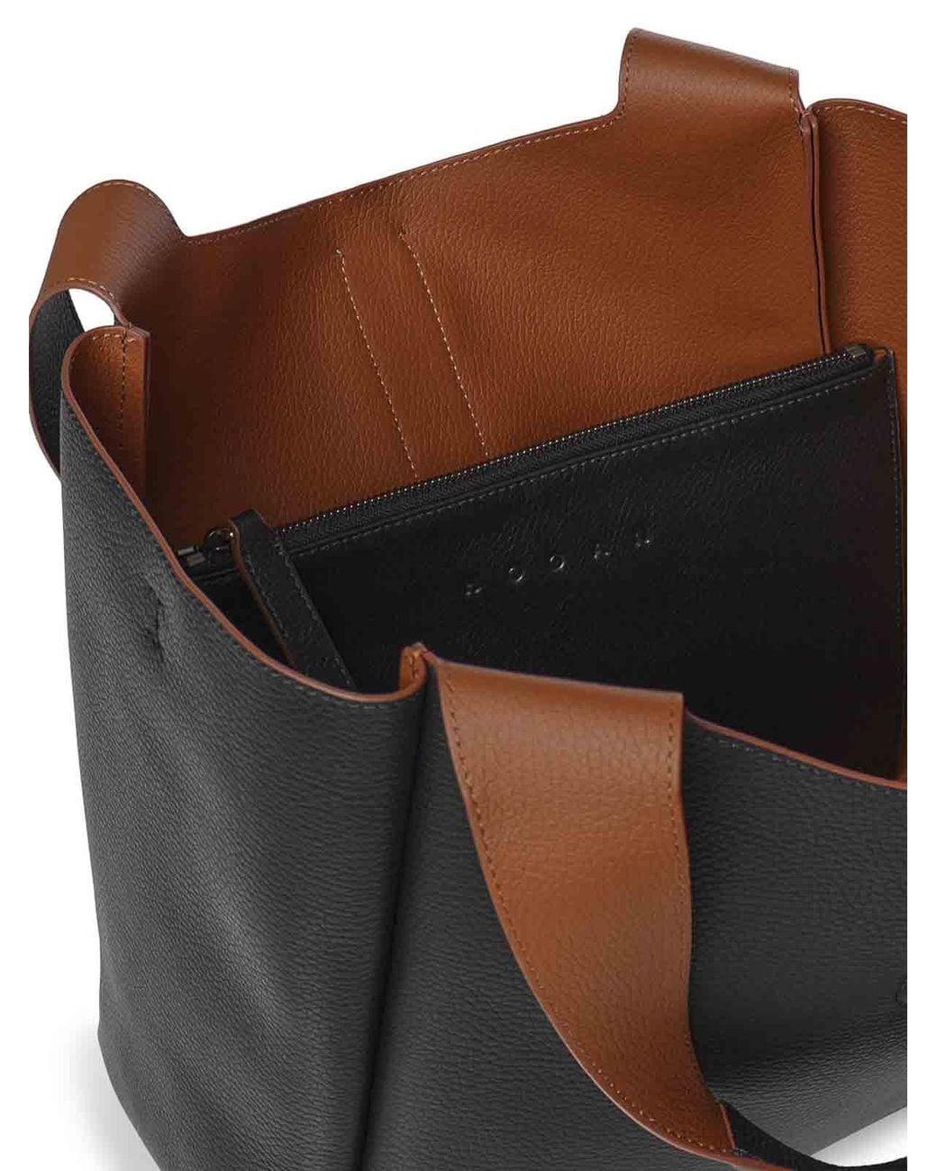 Hogan Black Trend Leather Shopping Bag