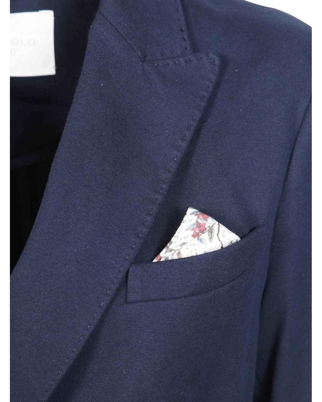 Circolo 1901 Blue Cotton Double-Breasted Jacket