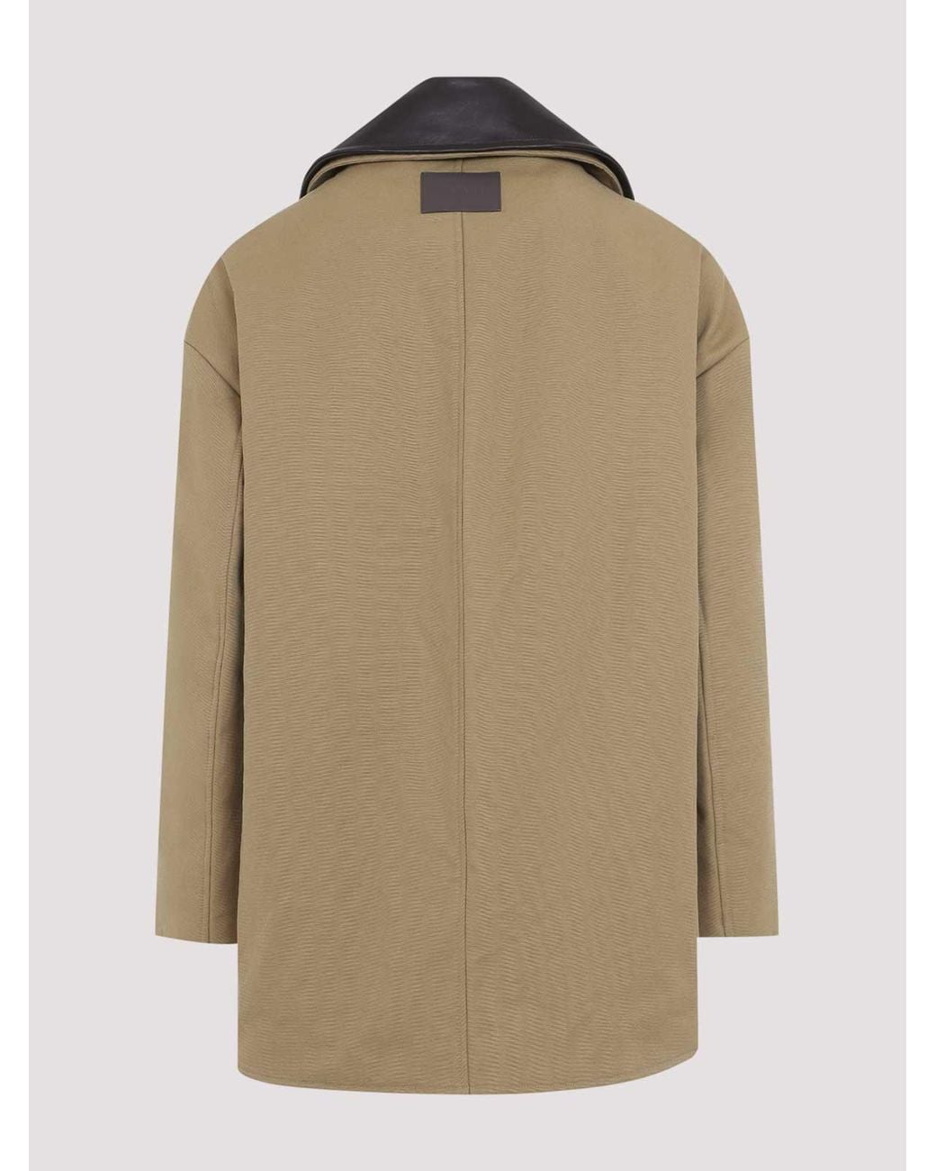 Balenciaga Natural Short Peacoat for men