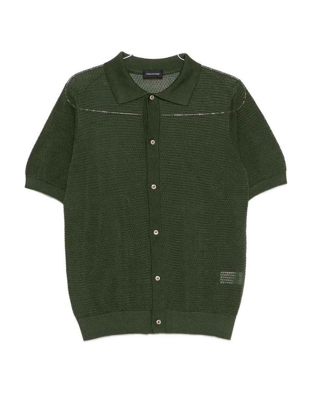 Tagliatore Green Shirt for men