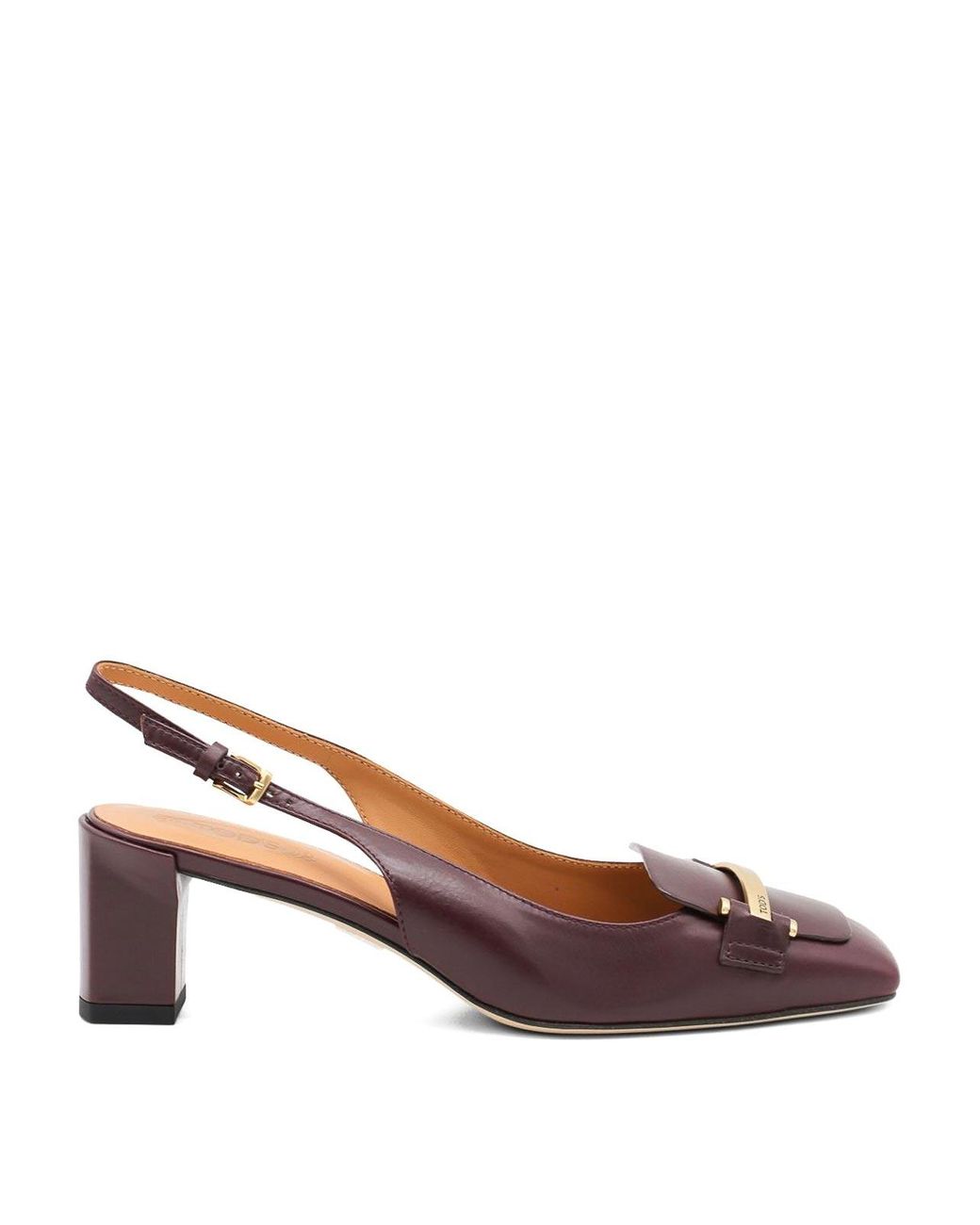 Tod's Brown Leather Pumps