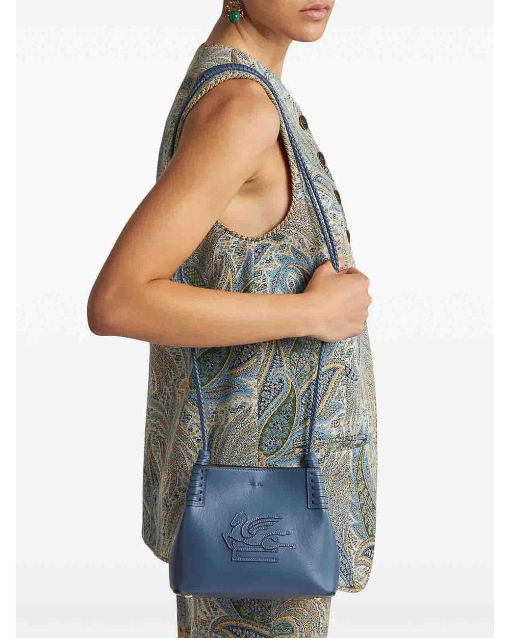 Etro Blue Libra Mini Bag