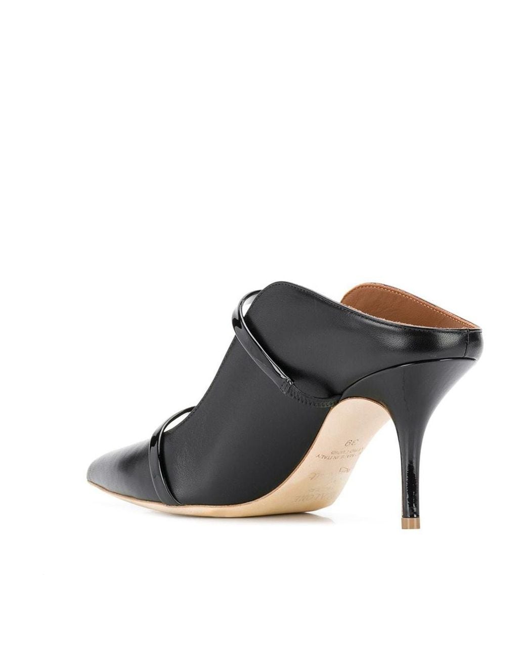 Malone Souliers Black High Heeled Shoes With Open Back
