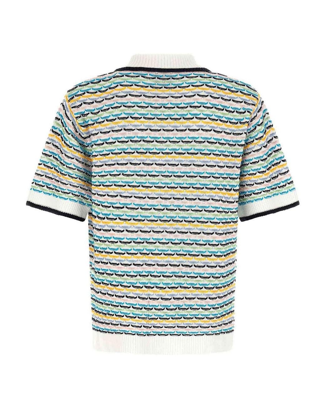 Casablanca Blue Tuck Stitch' Shirt for men