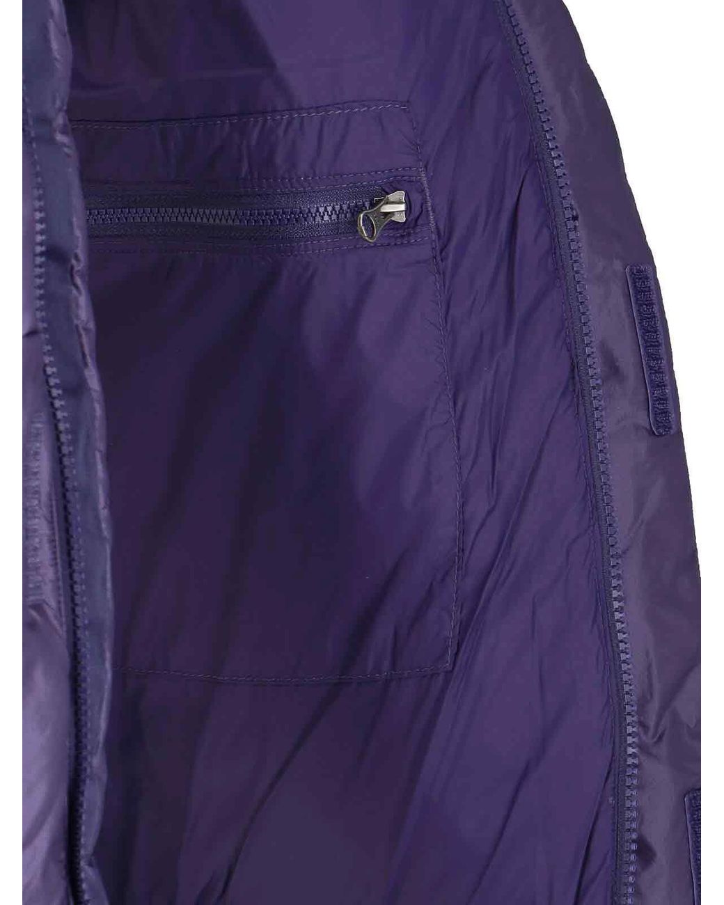 The North Face Purple Pertex Padded Down Jacket for men