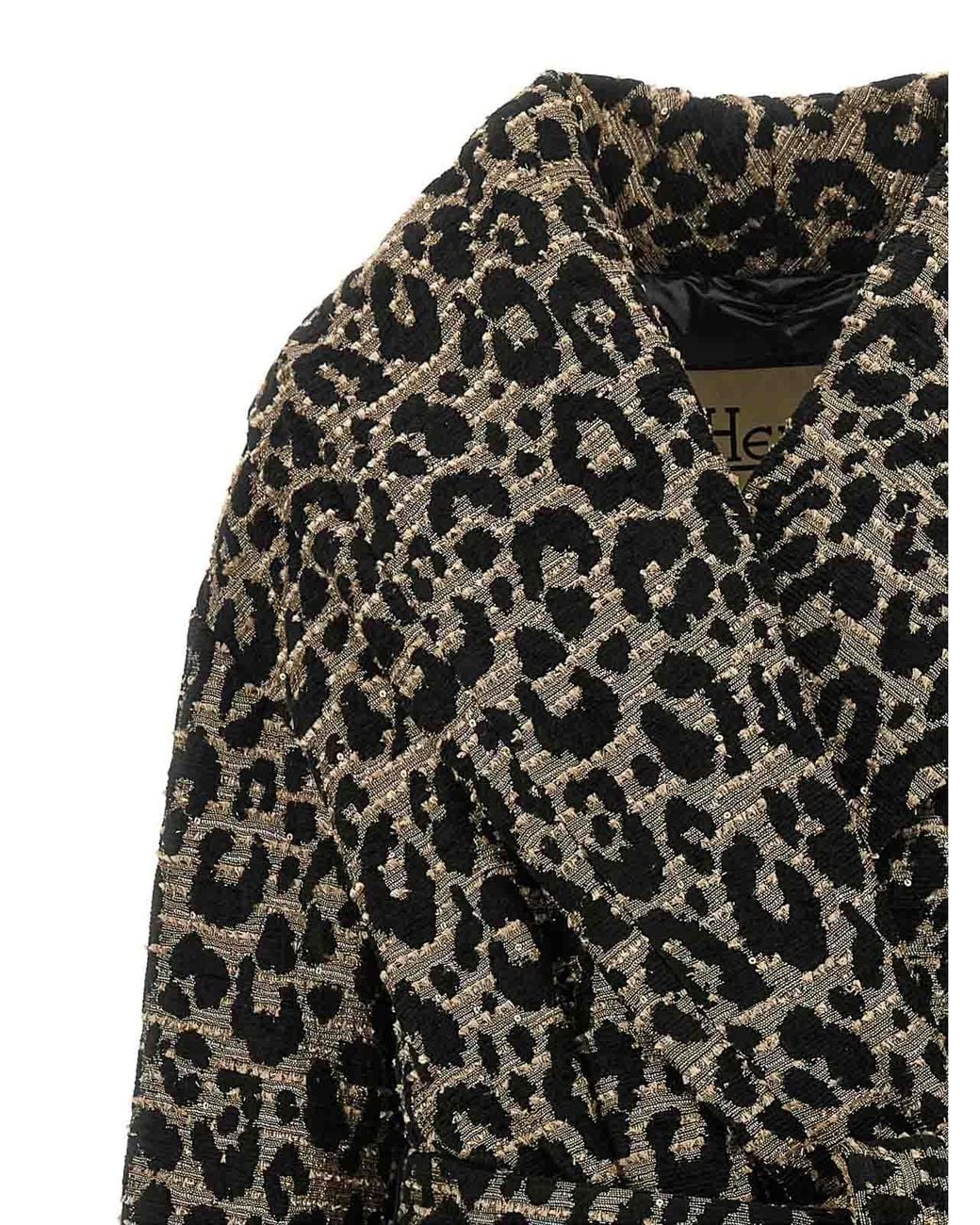 Herno Black Leo Coat