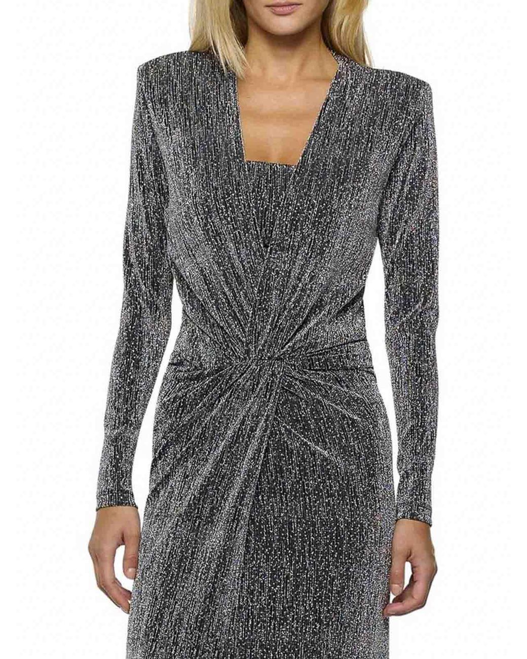 SIMONA CORSELLINI Gray Dress