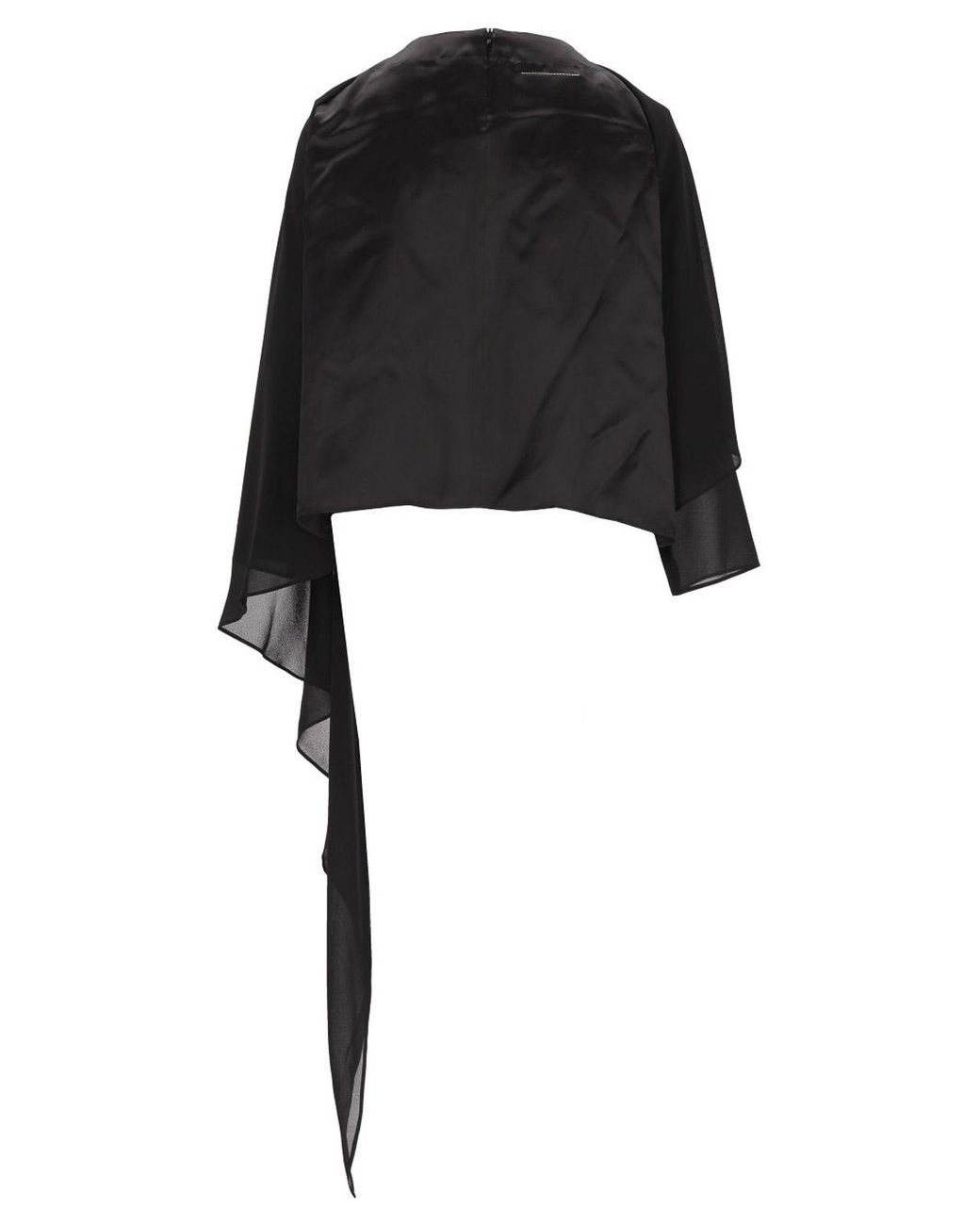 MM6 by Maison Margiela Black Long-Sleeved Top
