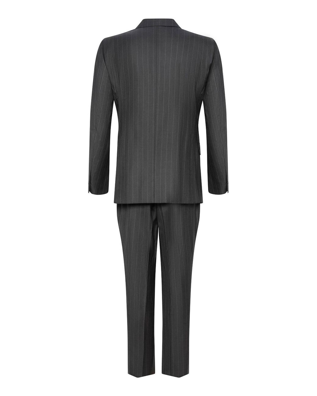 Franzese Collection Gray Single-Breasted Bugatti Suit for men