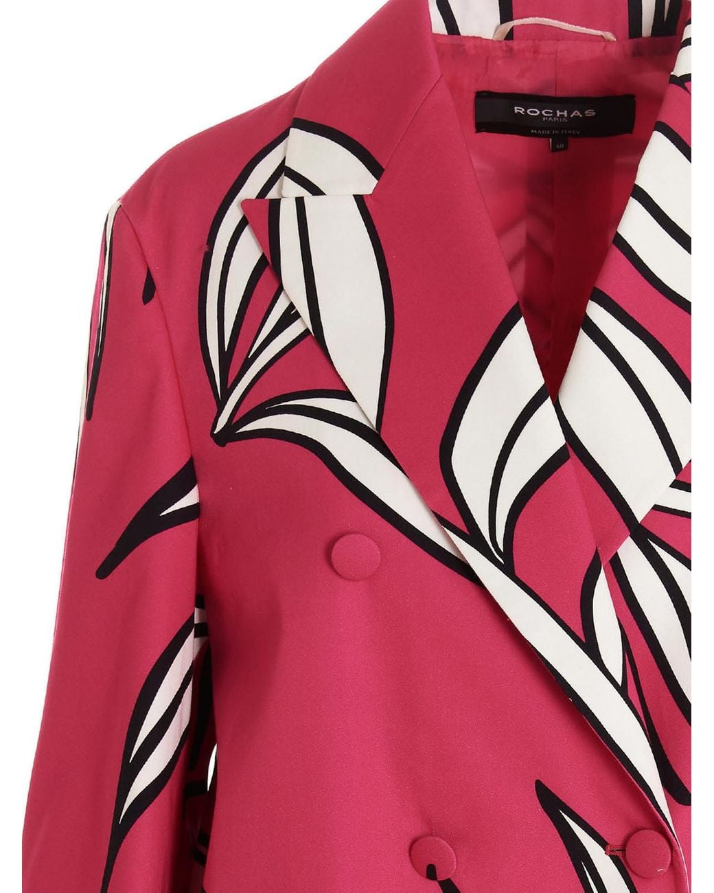 Blazer Rochas de color Red