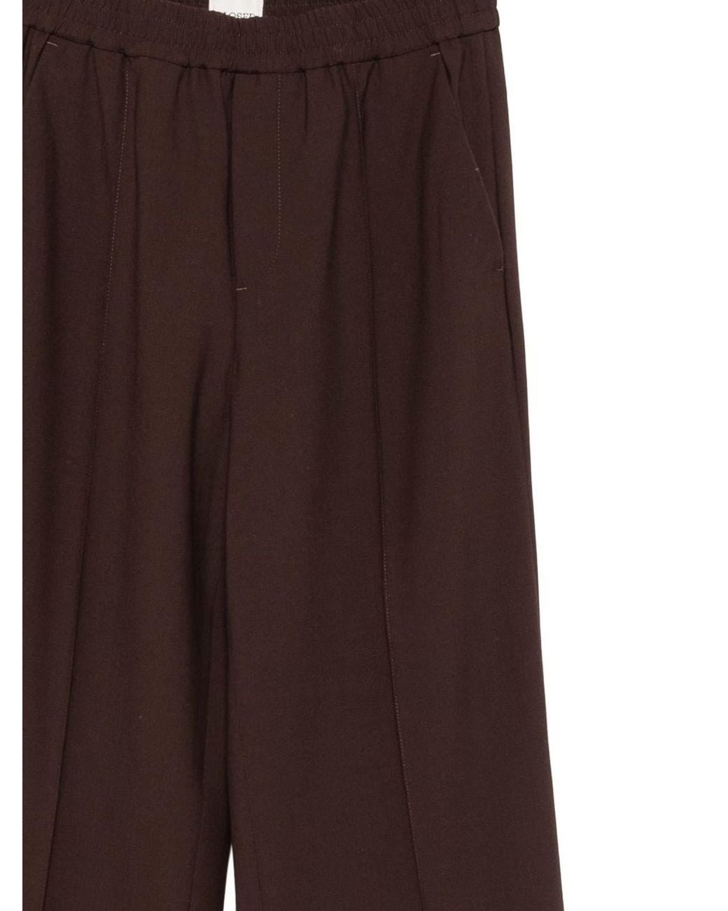 Closed Brown Wimona Wool Blend Trousers