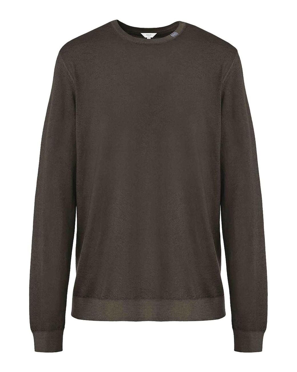 Malo Gray Crew Neck for men