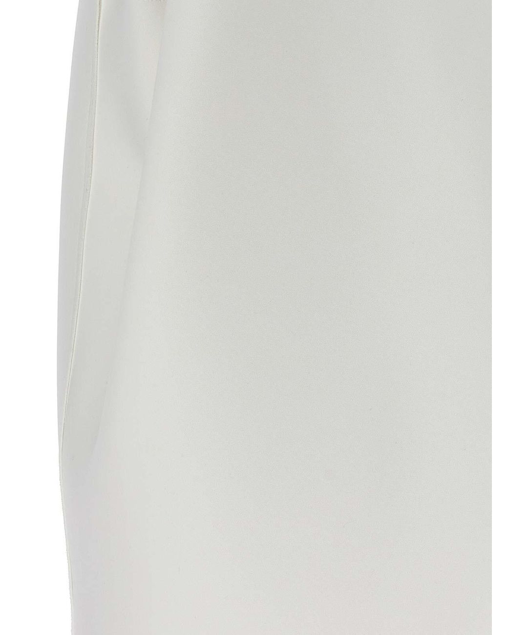 Khaite White Polyester Short Dress