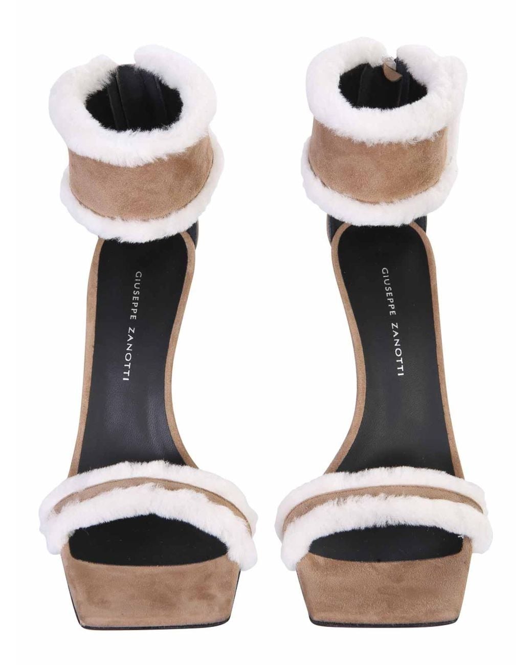 Giuseppe Zanotti White Kanda Sandals