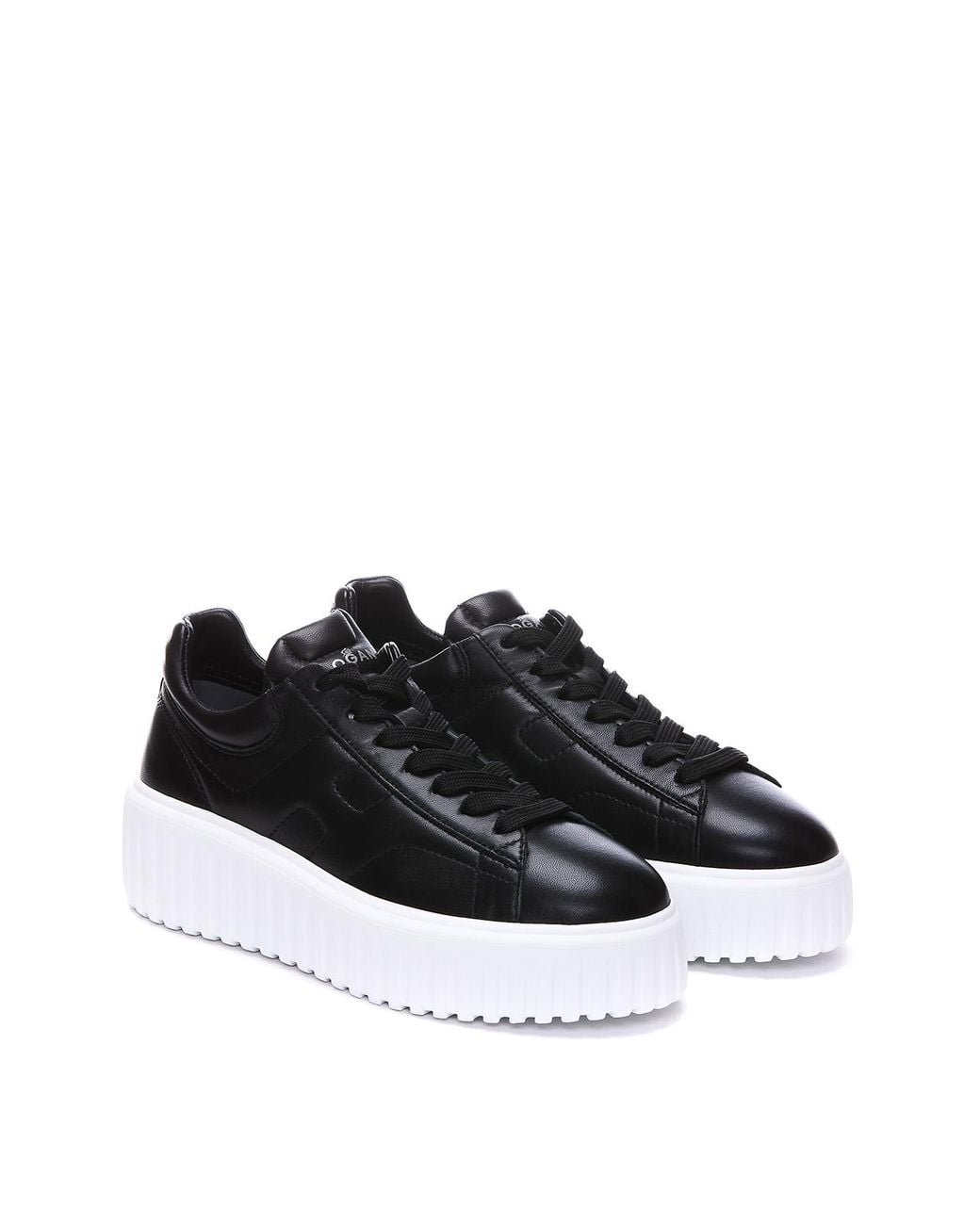 Hogan Black H-stripes - Sneakers