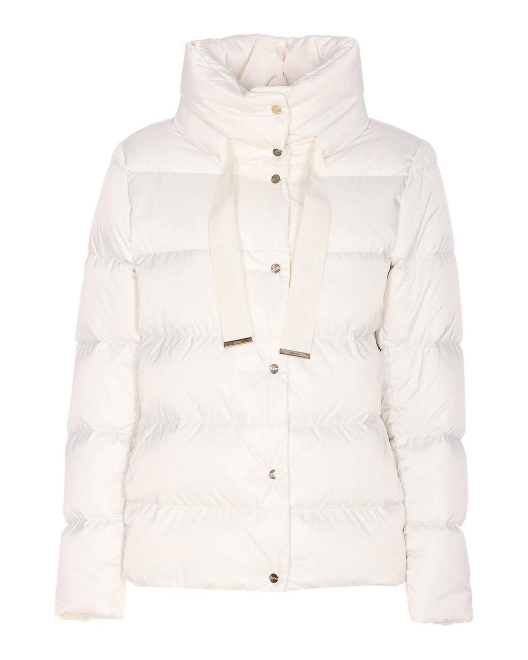 Herno White 'Satin Cape' Jacket