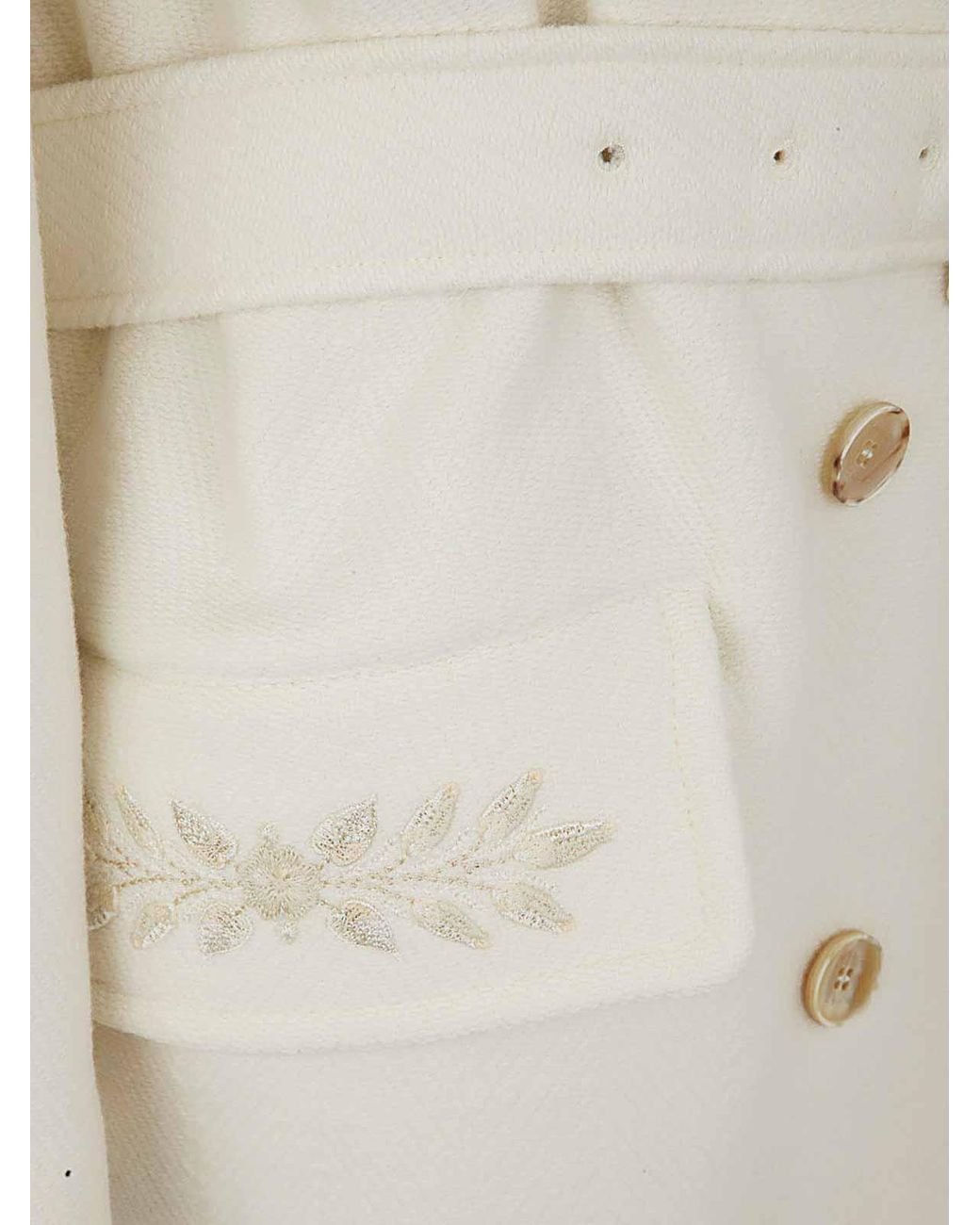 Etro White Oversize Trench Coat