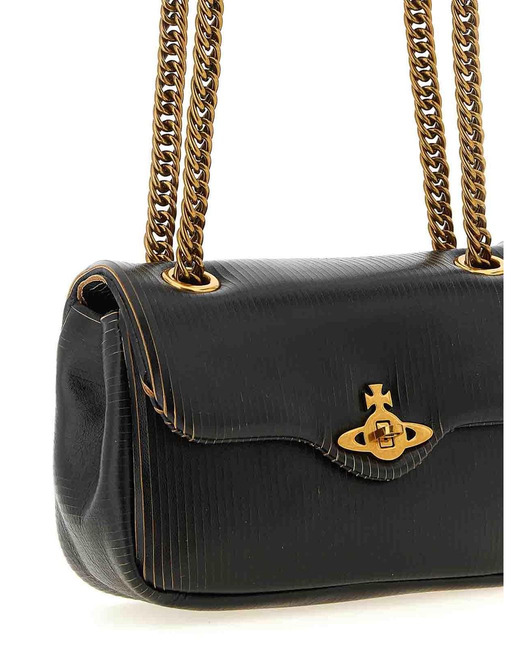 Vivienne Westwood Black Small Shoulder Bag