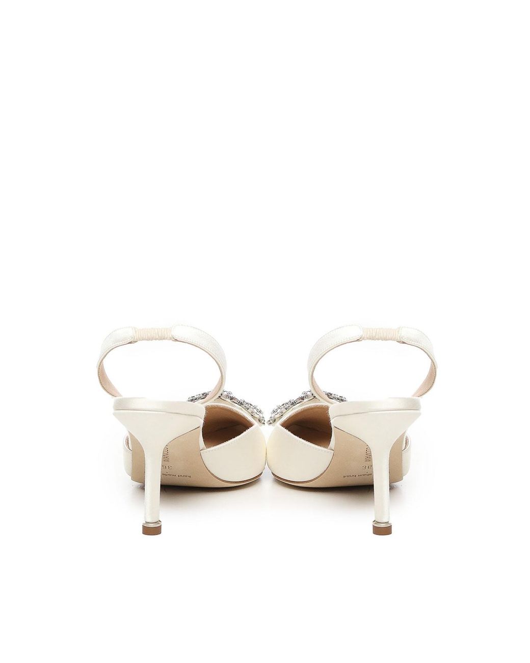 Manolo Blahnik White Hangisli Décolleté