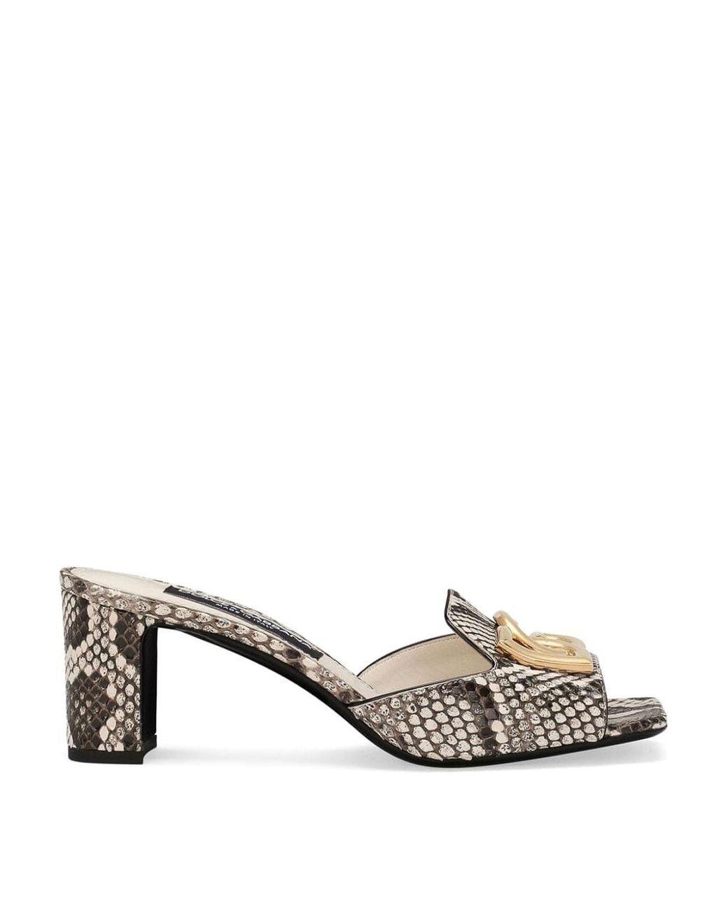 Dolce & Gabbana Metallic Court Shoes