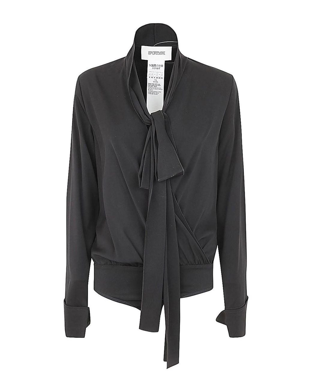 Max Mara Black Moretto Body Shirt X Sportmax