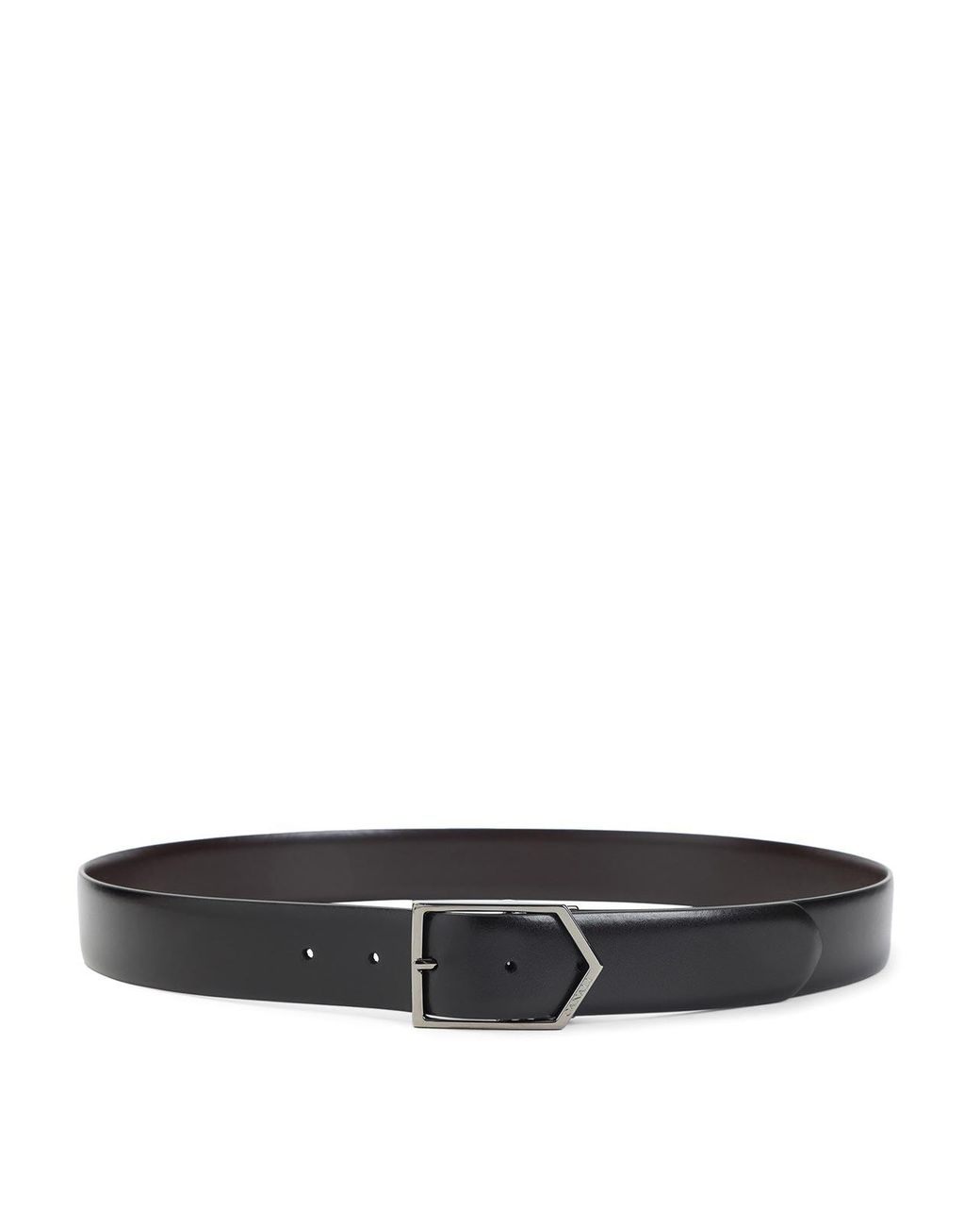 Canali White Reversible Belt for men