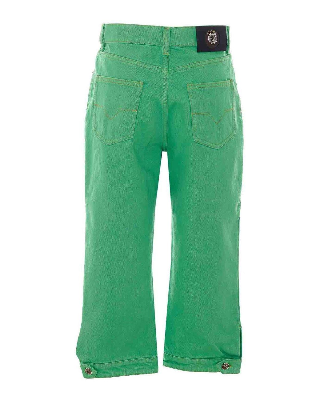 Vaqueros Rectos Versace de color Green