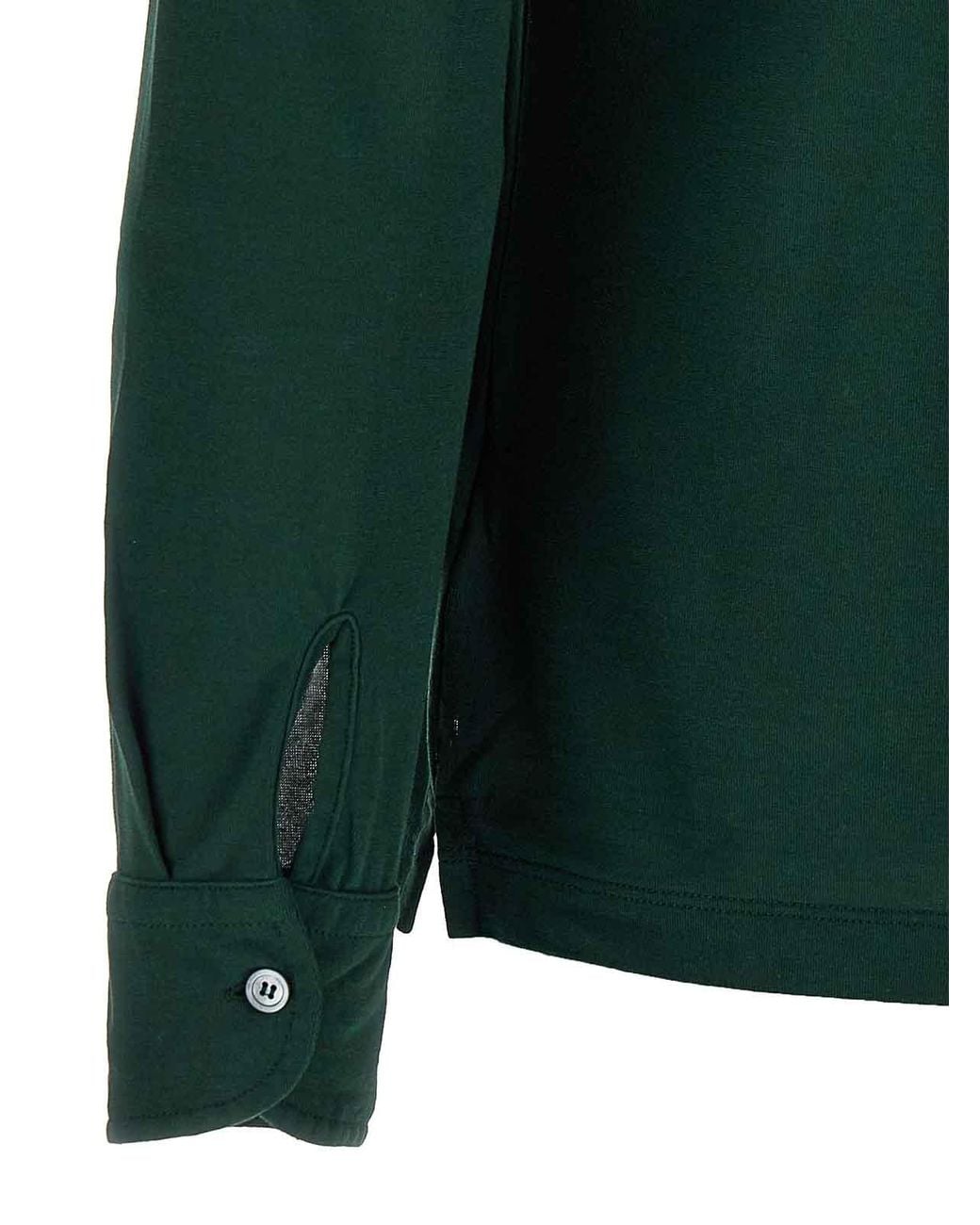Zanone Green Ice Cotton Shirt for men