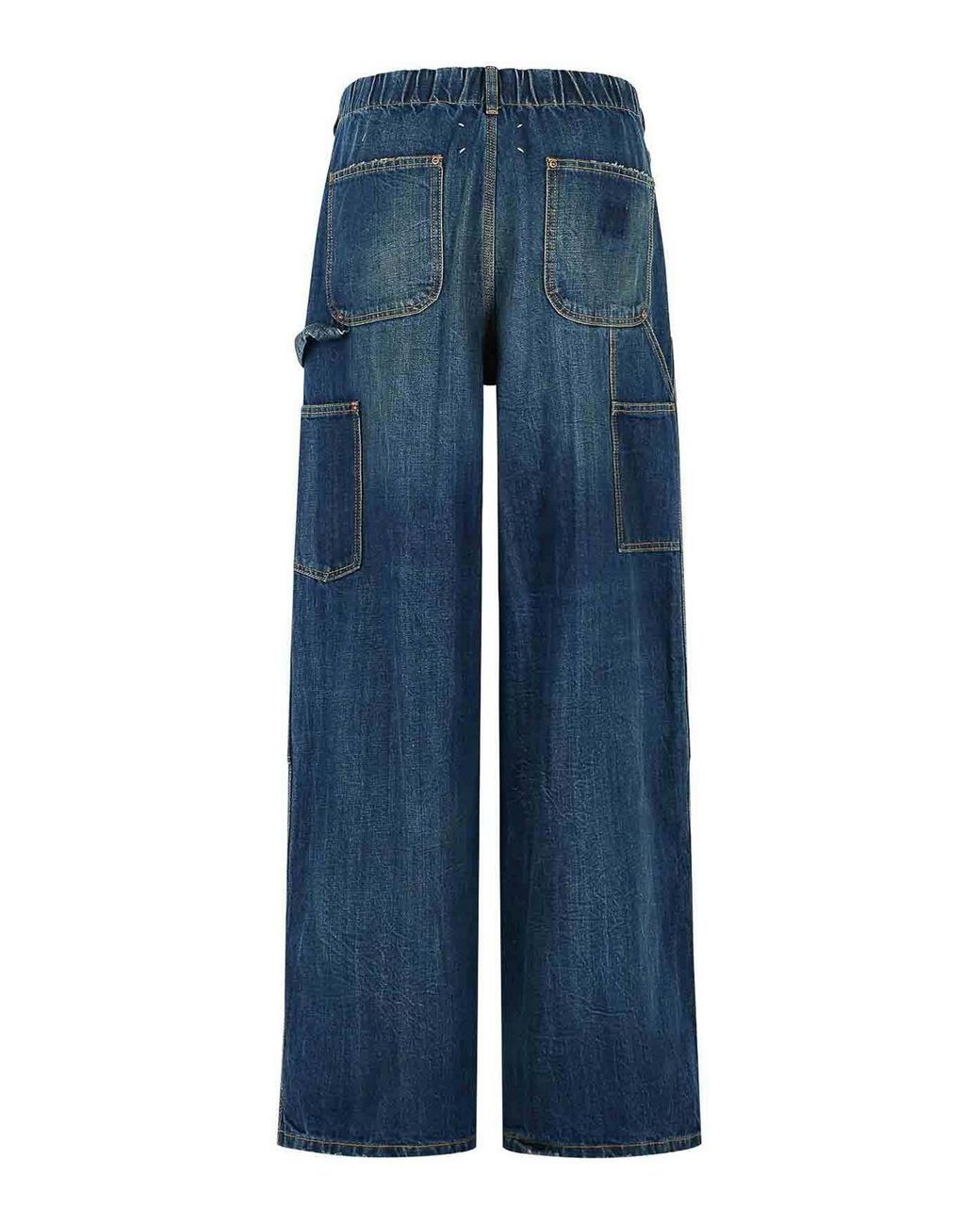 Maison Margiela Blue Carpenter Cotton Jeans